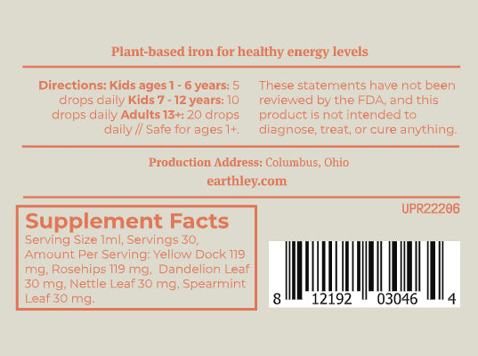Energy Plus NEW FORMULA – For Healthy Energy, Herbal Iron, and B vitamins