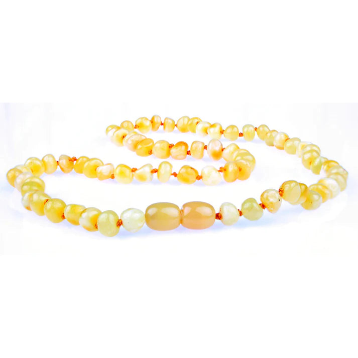 Adult Baroque Milk Necklace 18"
