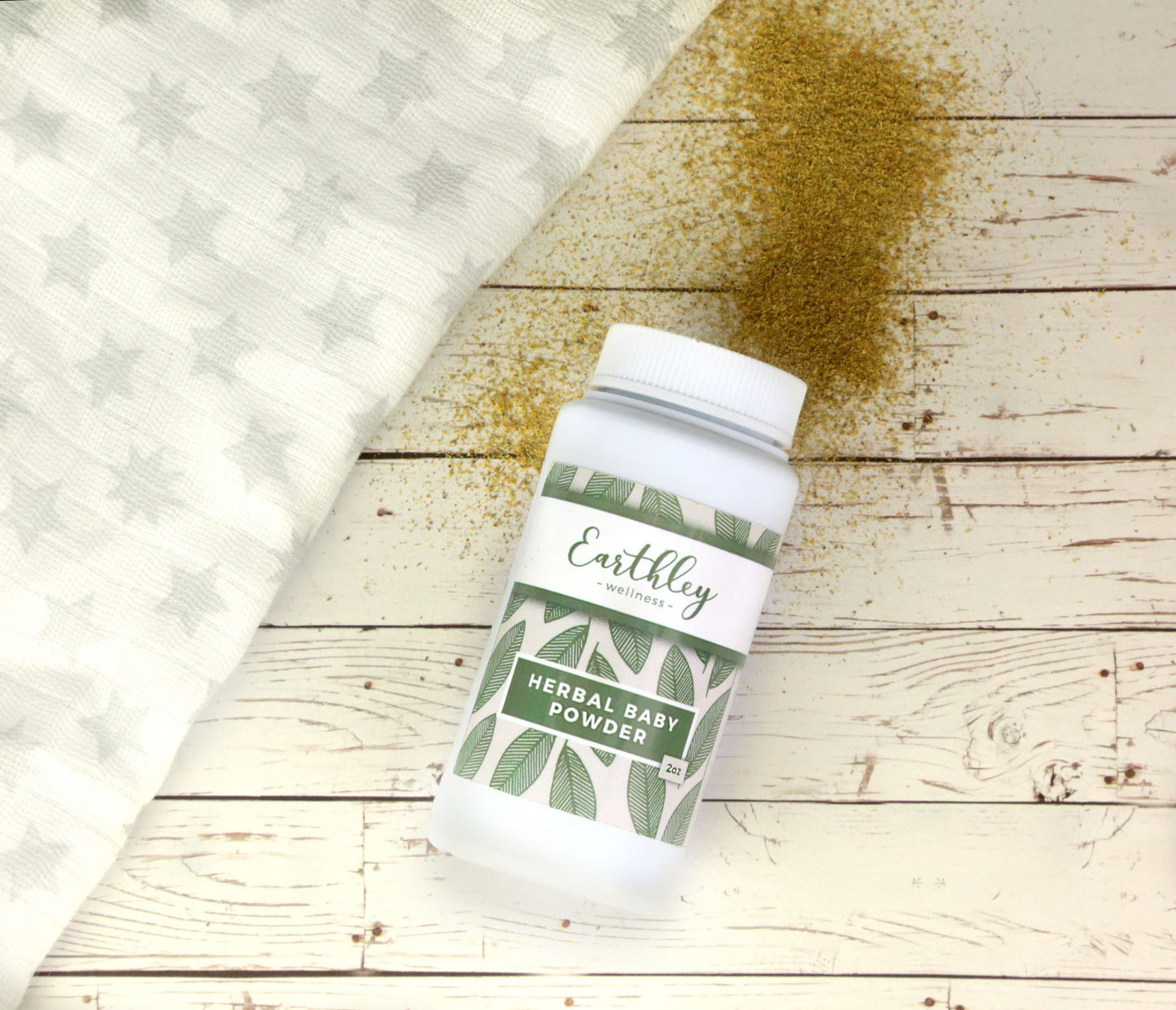 Herbal Baby Powder All-Natural Soothing Baby Powder