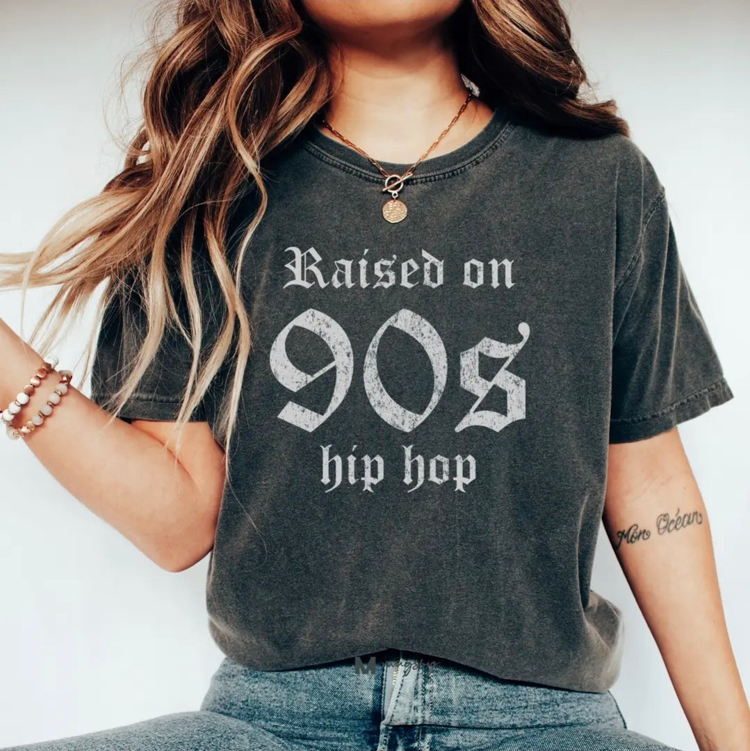 Preorder Raised on 90s Hip Hop Tee