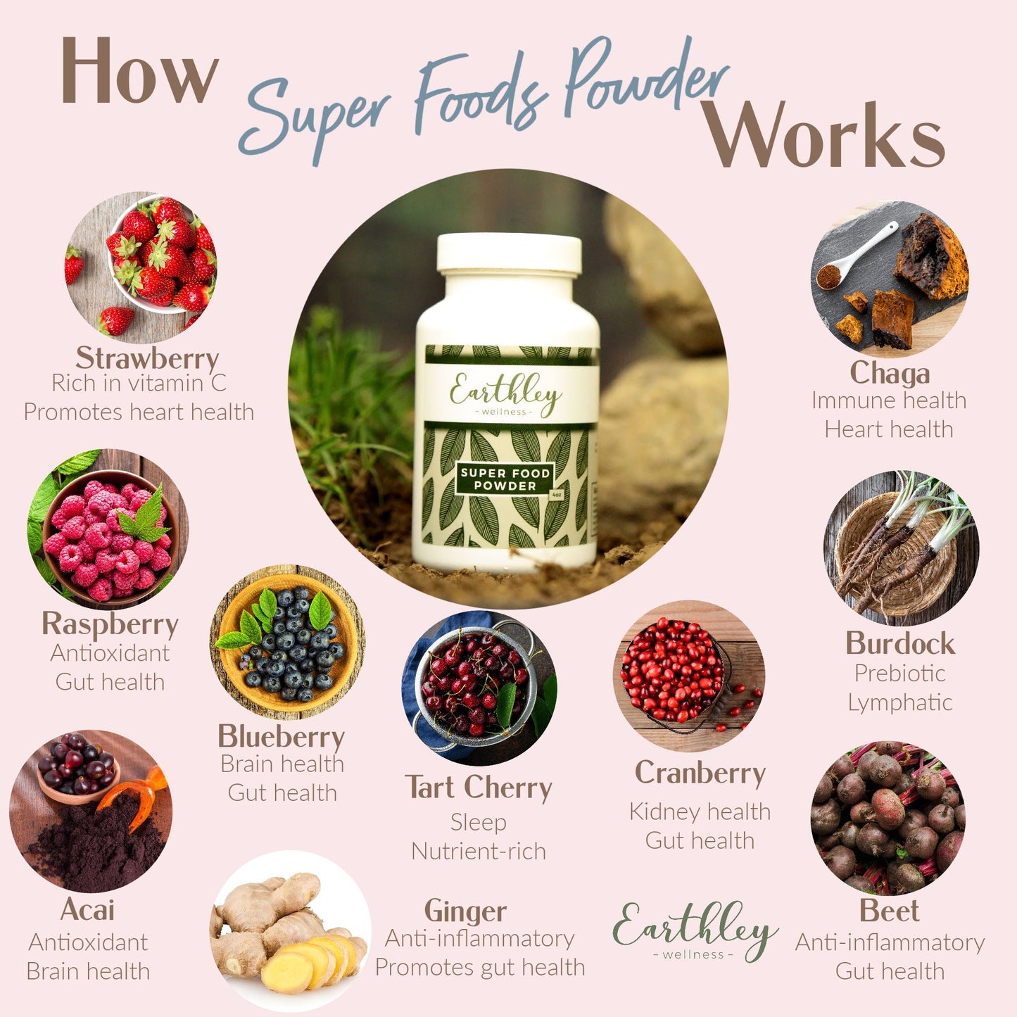 Super Foods Powder For Gut Health and Nutrition