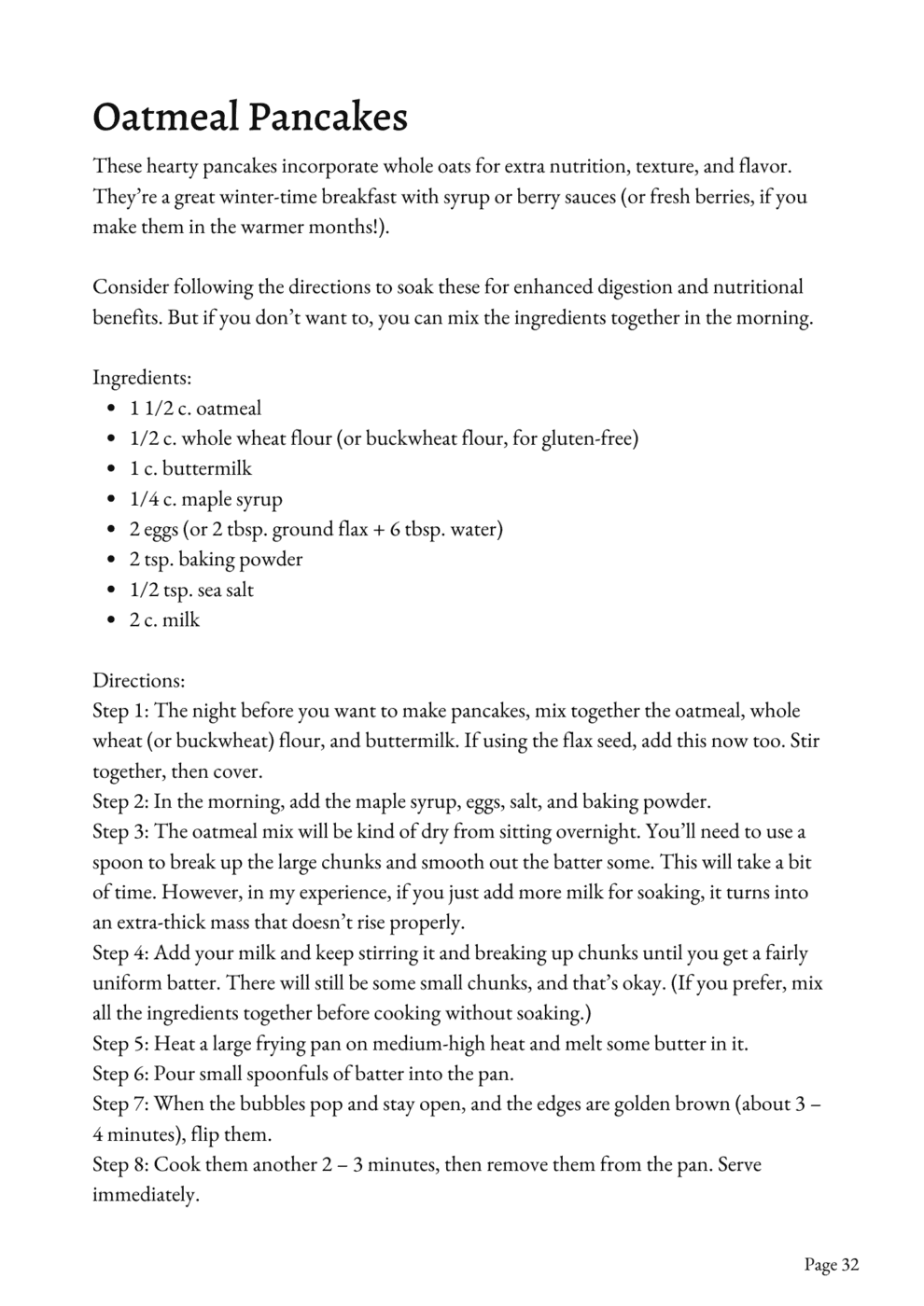 Wholesome Real Food Favorites Cookbook