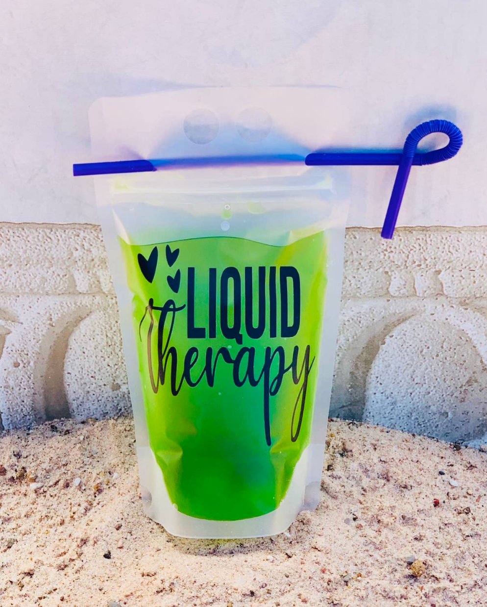 Liquid Therapy Reusable Drink Pouches bundle of 8
