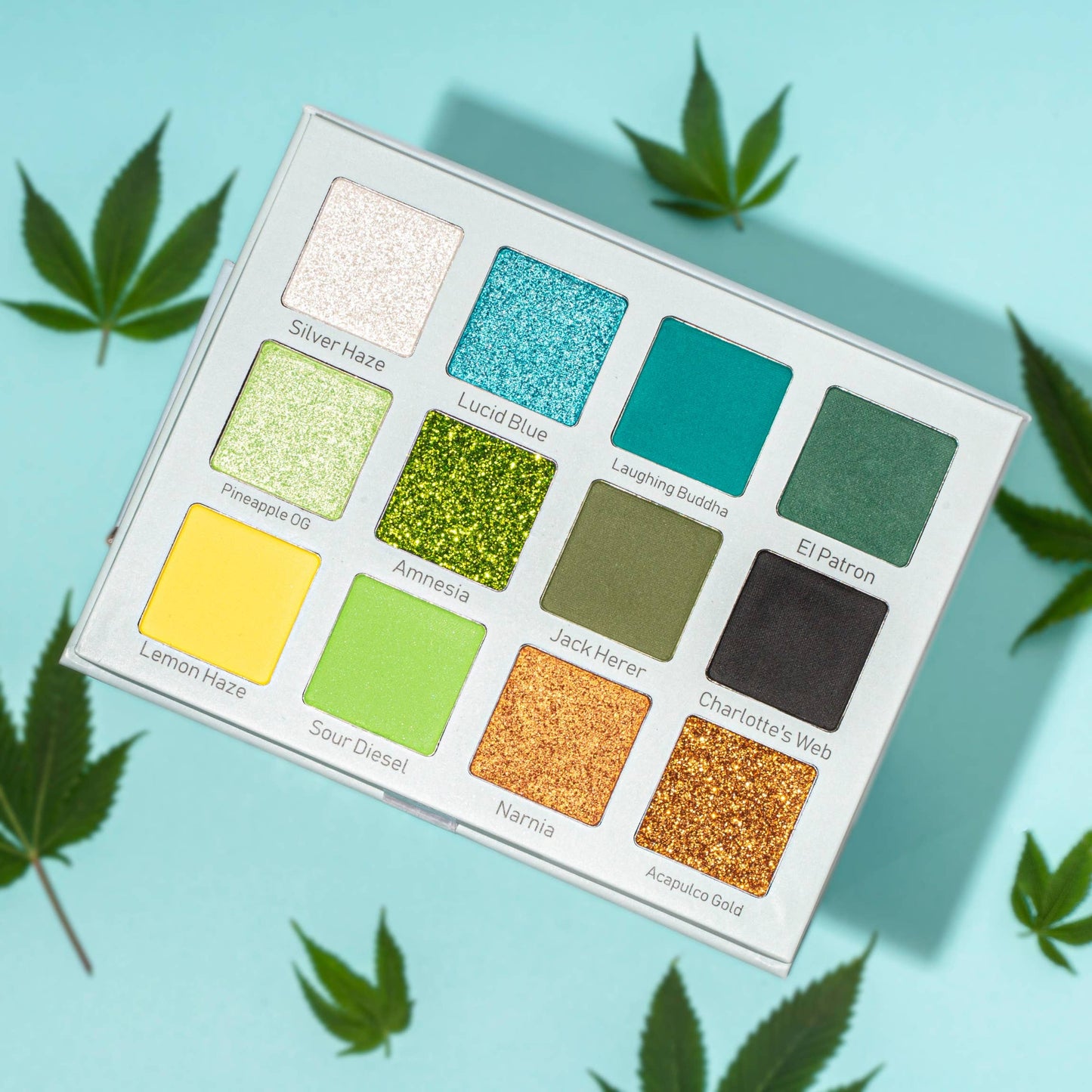 Hemp Eyeshadow Palette- Sativa