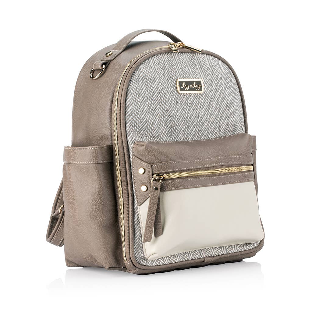 Vanilla Latte Itzy Mini™ Diaper Bag Backpack