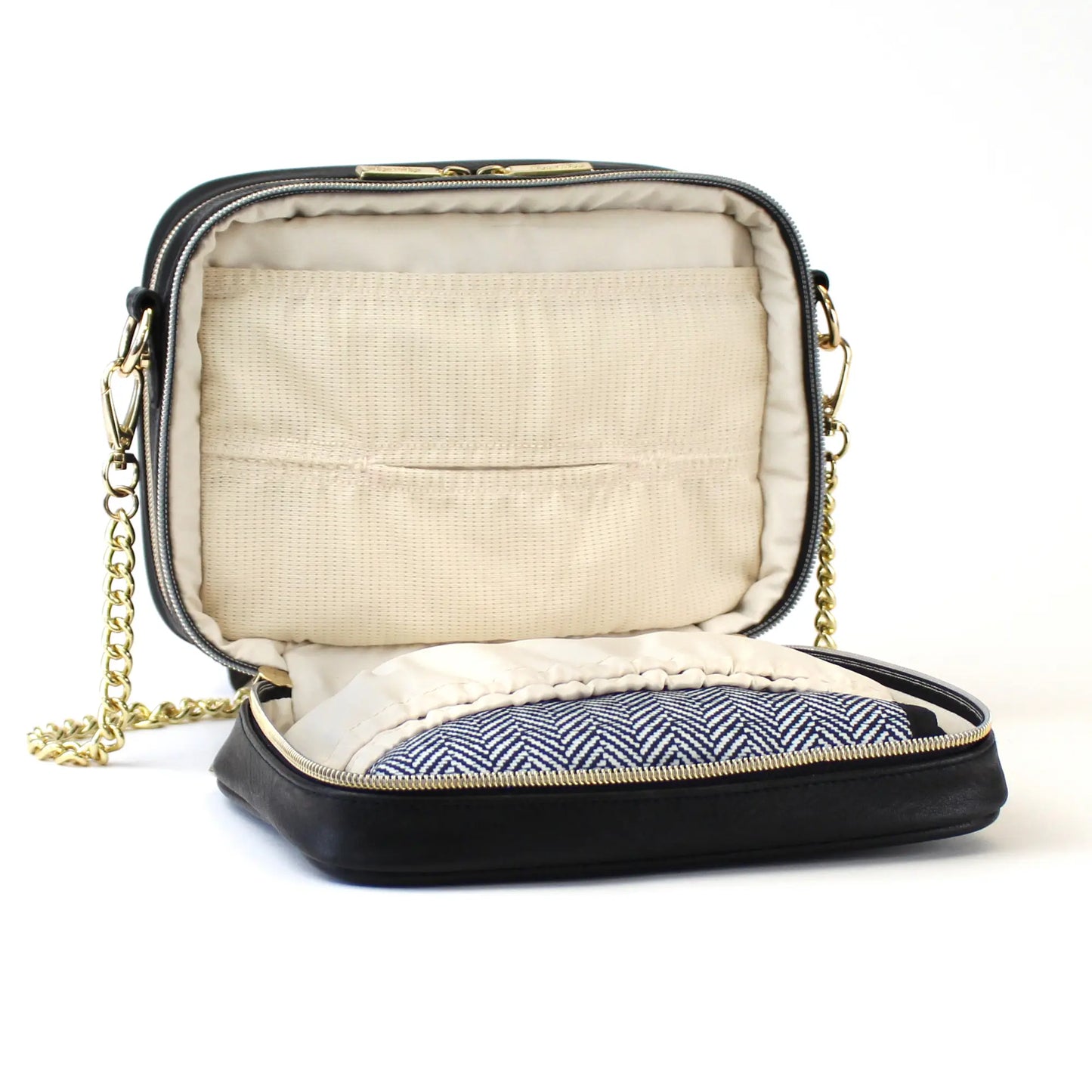 Black Double Take™ Crossbody Diaper Bag