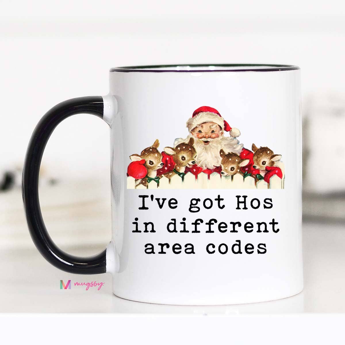 I've Got Hos In Different Area Codes Christmas Mug