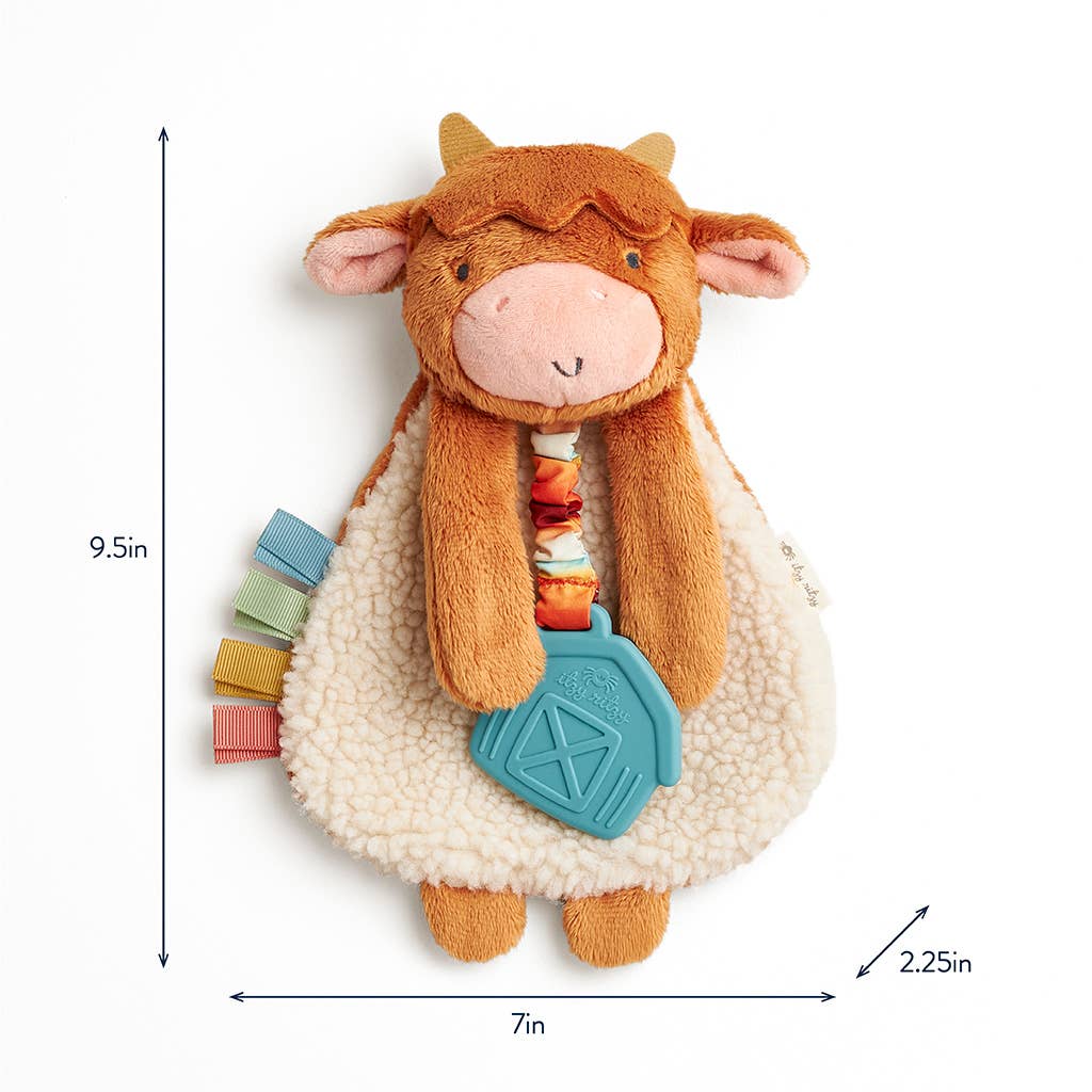 Highland Cow Itzy Friends Lovey Plush