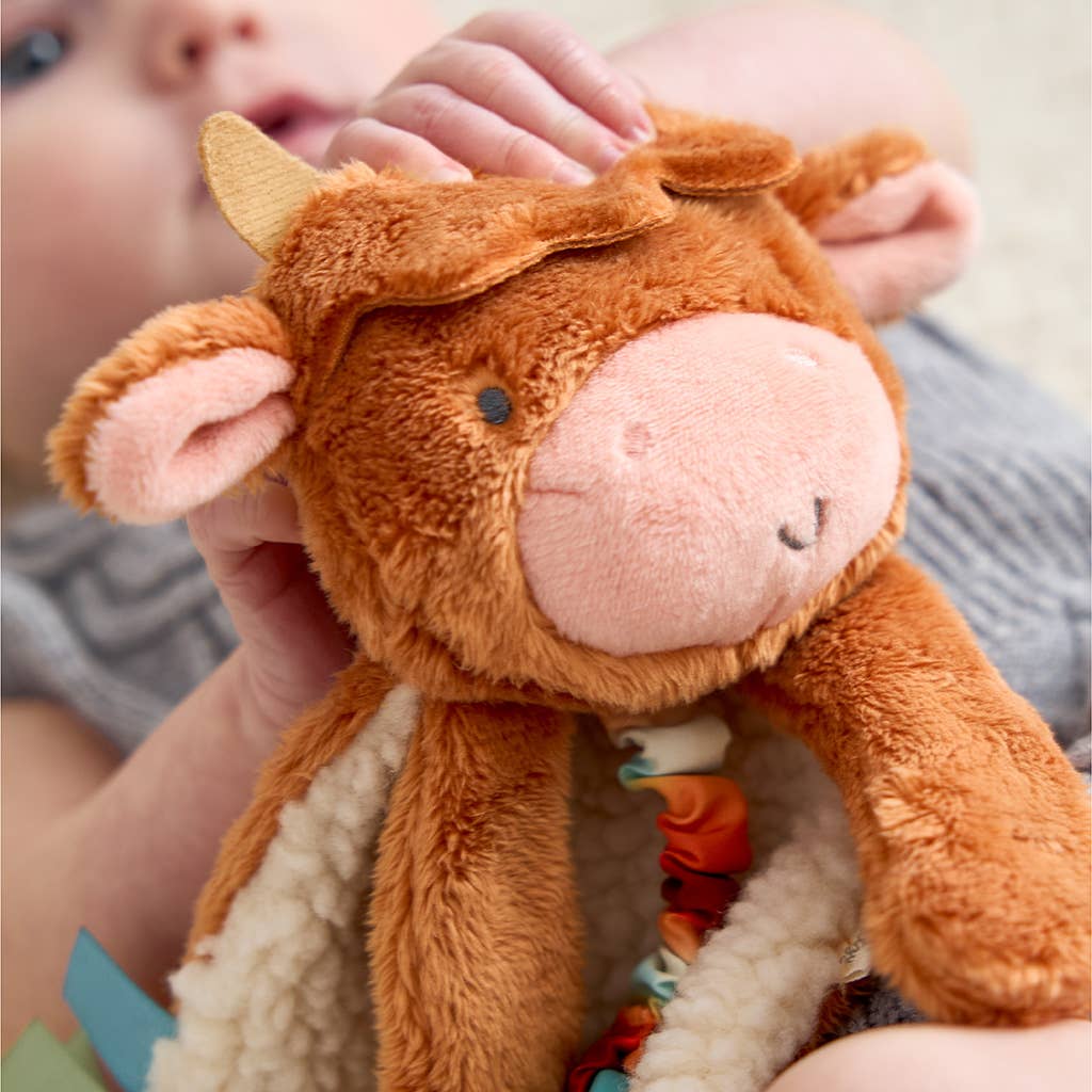 Highland Cow Itzy Friends Lovey Plush