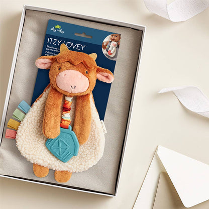 Highland Cow Itzy Friends Lovey Plush