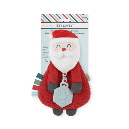 Holiday Santa Itzy Lovey™ Plush + Teether Toy