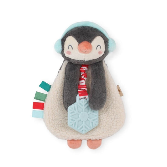 Holiday Penguin Itzy Lovey™ Plush + Teether Toy