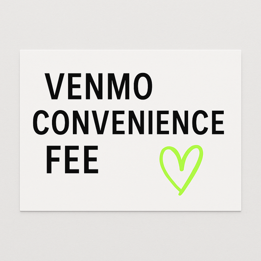 Venmo Convenience Fee