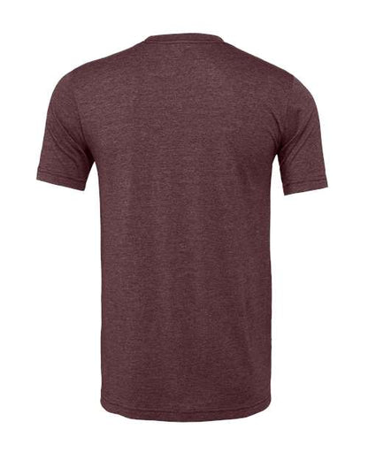 Bella Canvas Unisex Heather CVC T-Shirt- Heather Maroon