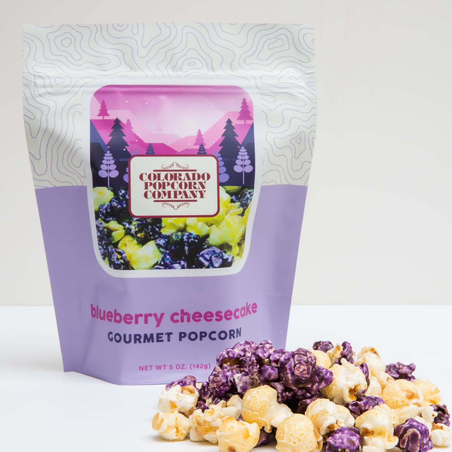 Blueberry Cheesecake Popcorn