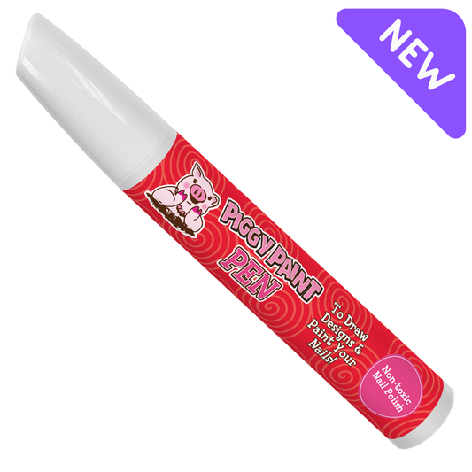Razzle RED Piggy Paint Pen Non--Toxic Kids Nail Polish