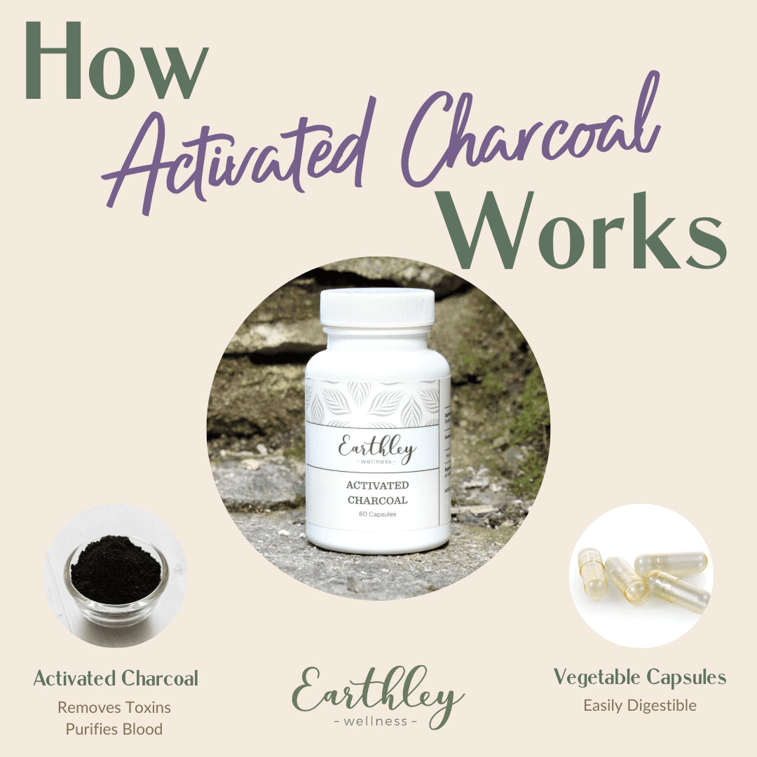 Activated Charcoal Capsules – For gut repair