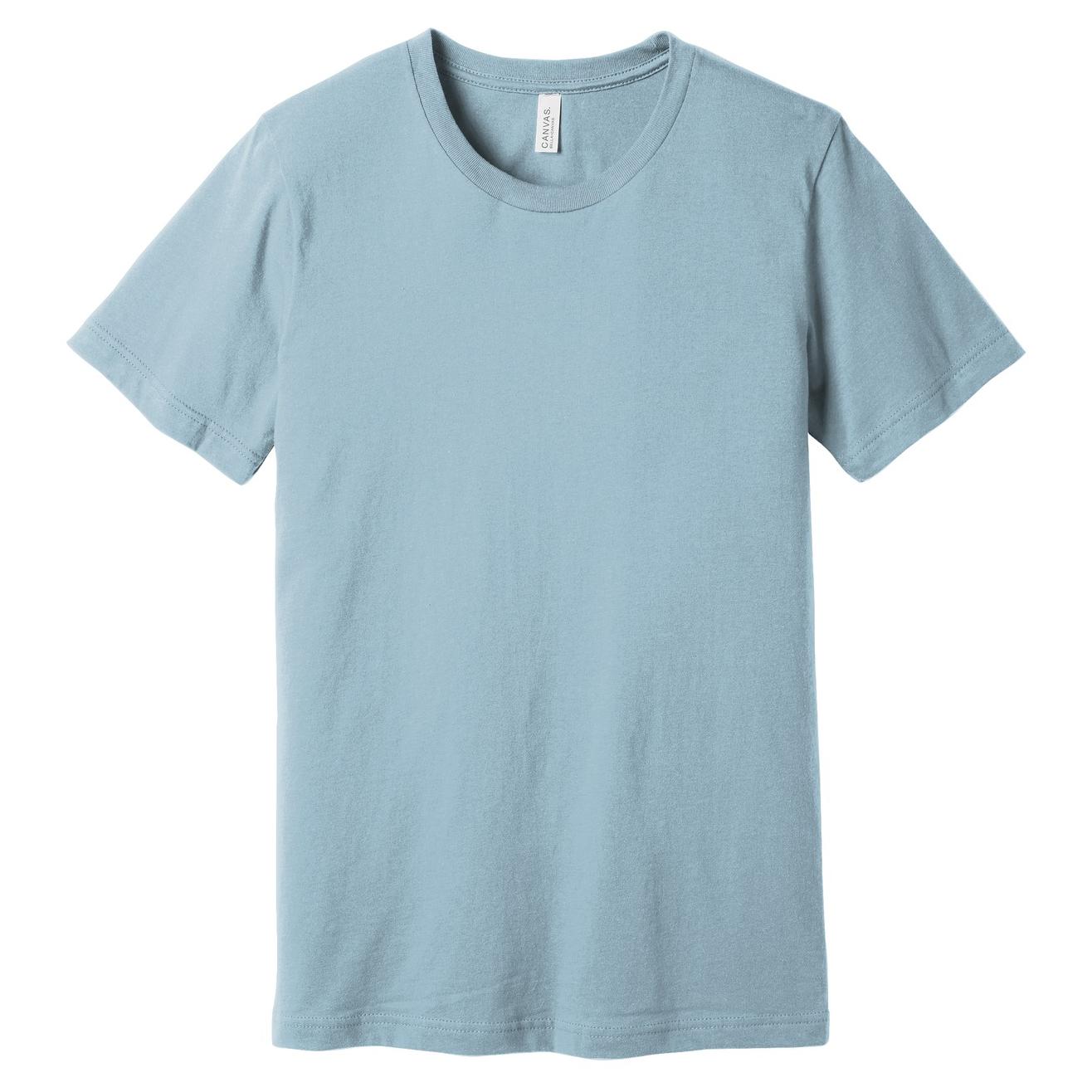 Bella Canvas Unisex Heather CVC T-Shirt - Light Blue