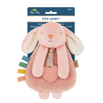 Itzy Lovey™ Bunny Plush with Silicone Teether Toy