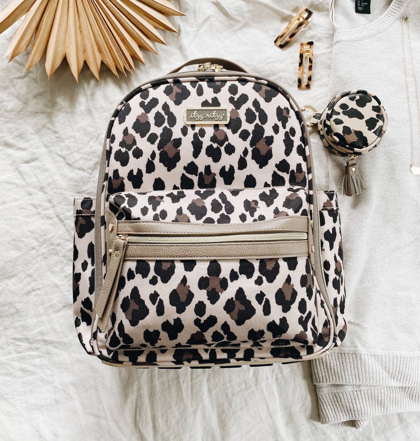 Leopard Itzy Mini™ Diaper Bag Backpack DISCONTINUED