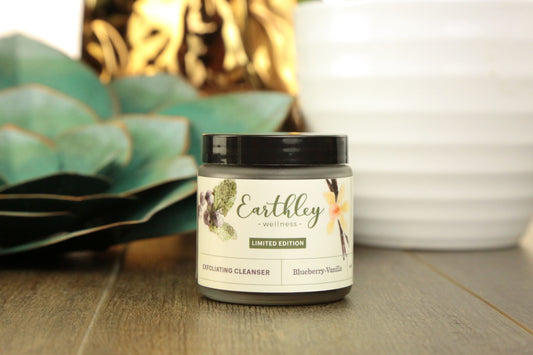 Limited Edition Blueberry Vanilla Exfoliating Face Cleanser