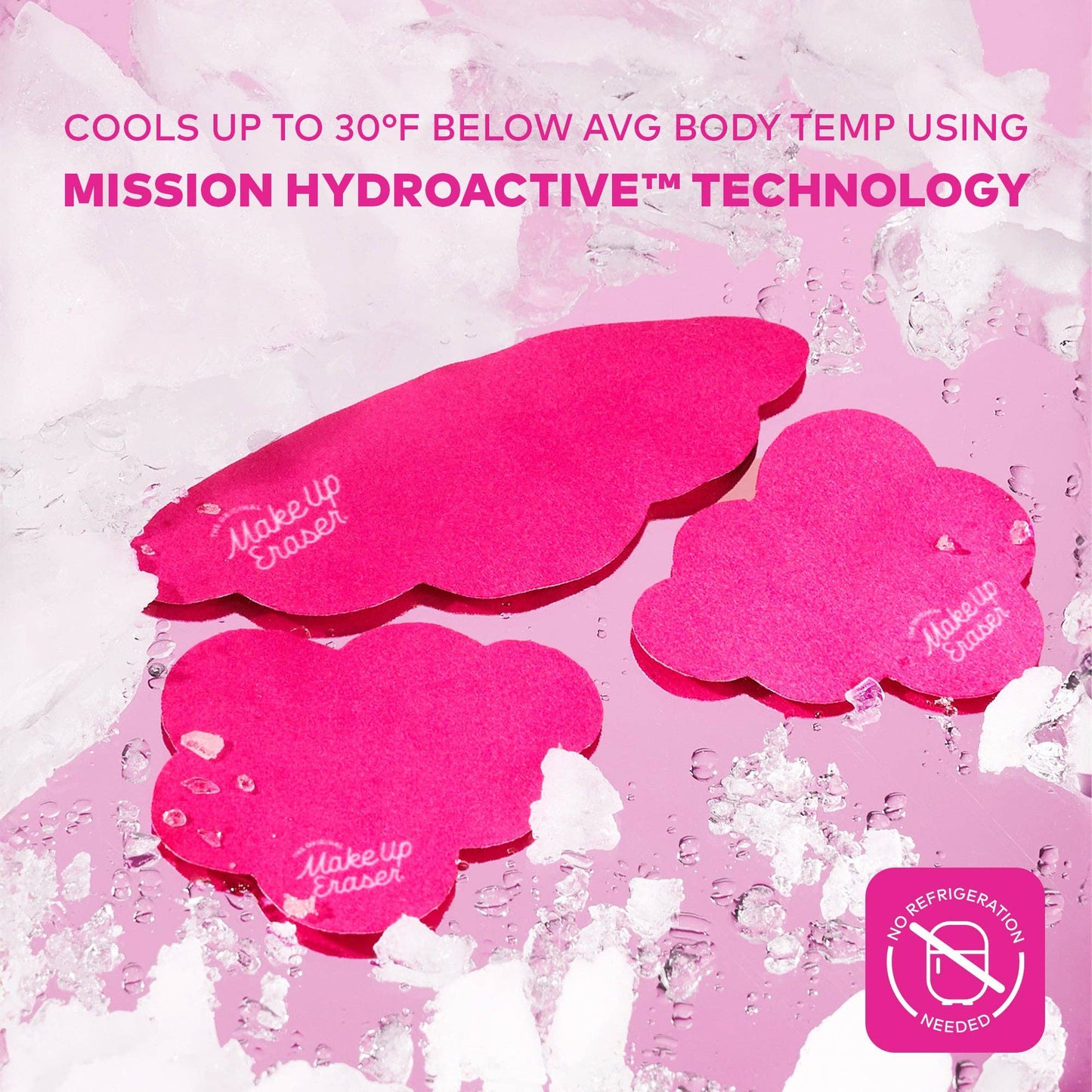 Facial Cooling Clouds Reusable Patches | Instant Cooling