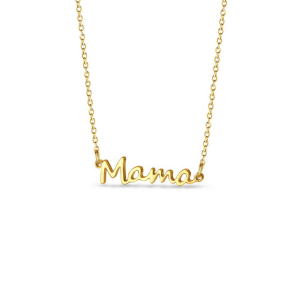 Stainless Steel Mama Necklace Christmas Jewelry Gift for Mom