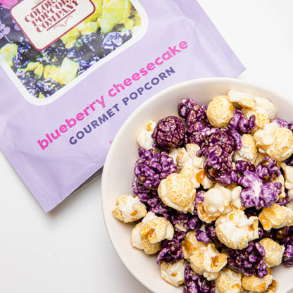 Blueberry Cheesecake Popcorn