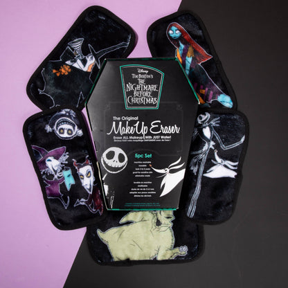 MakeUp Eraser set with character designs on a black background