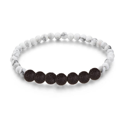 Marble Lava Bead  Aromatherapy Essential Oil Bracelet