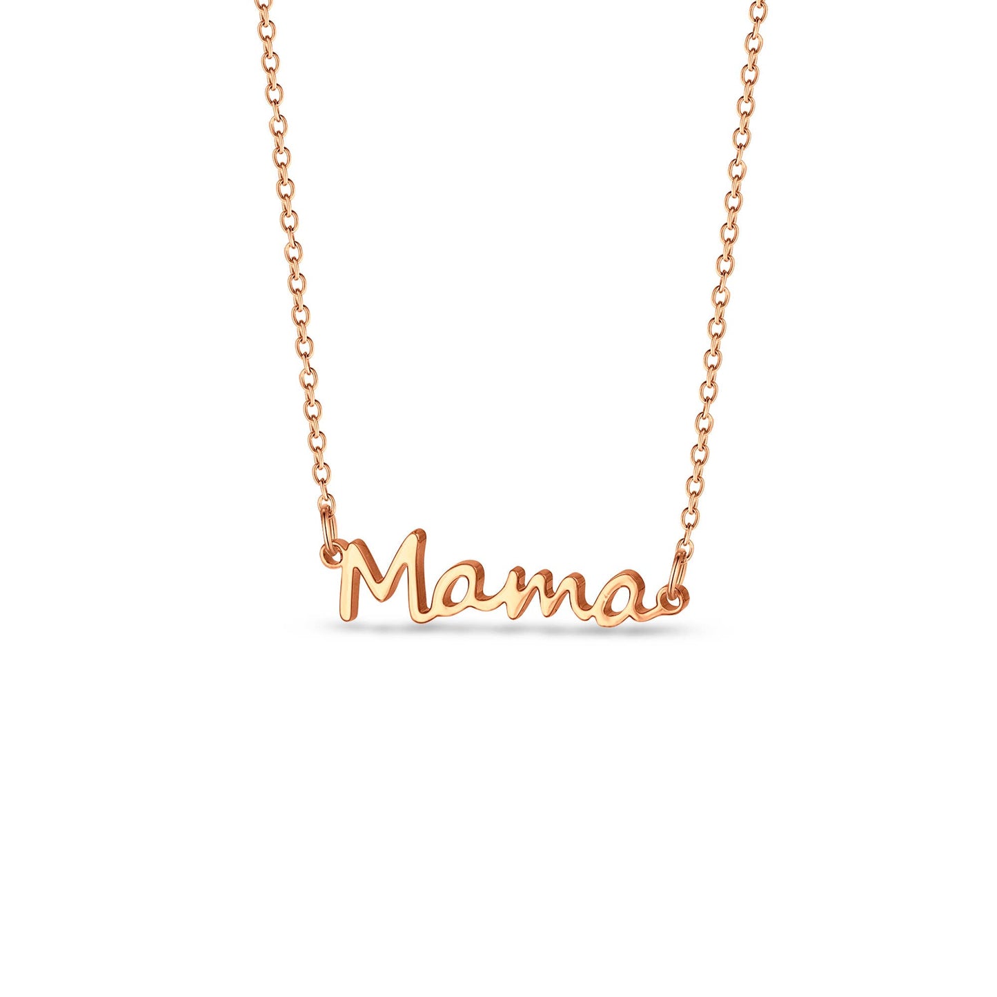 Stainless Steel Mama Necklace Christmas Jewelry Gift for Mom