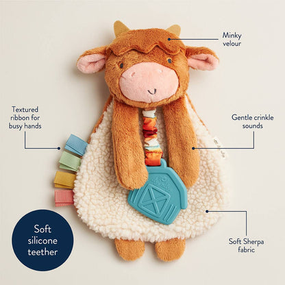 Highland Cow Itzy Friends Lovey Plush