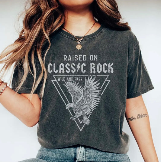 Preorder- Raised on Classic Rock Tee