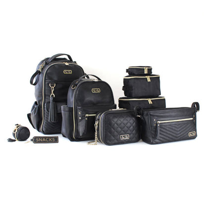 Black Itzy Mini™ Diaper Bag Backpack DISCONTINUED