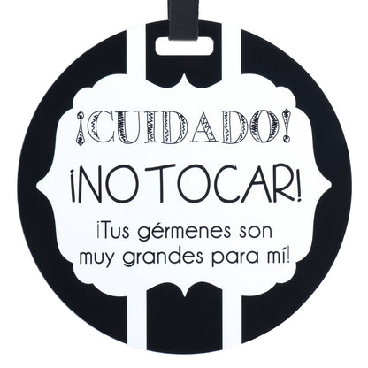 Spanish No Touching Car Seat and Stroller Tag