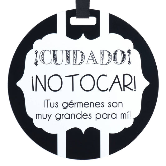 Spanish No Touching Car Seat and Stroller Tag