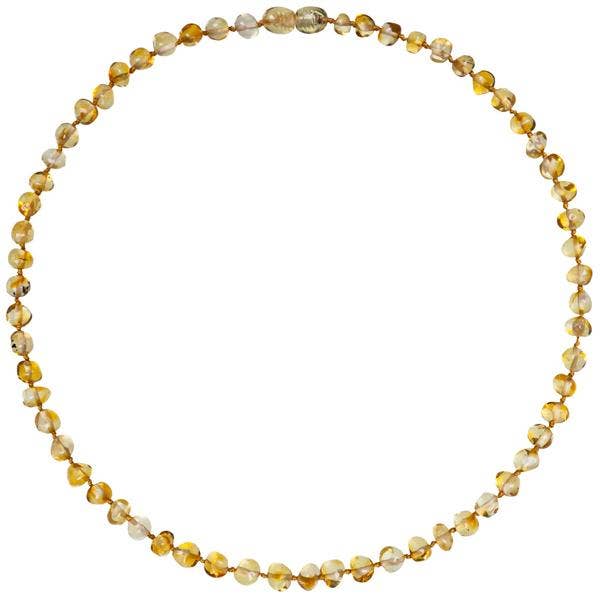 Adult Baroque Honey Necklace 18"