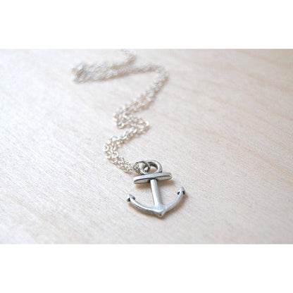 Silver Anchor Necklace