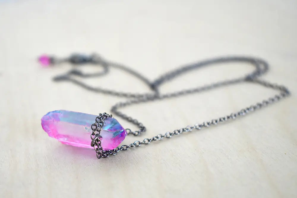 Unicorn hot sale crystal necklace