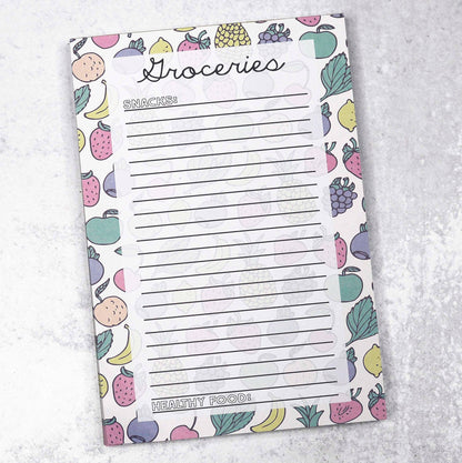 Groceries List Grocery Notepad