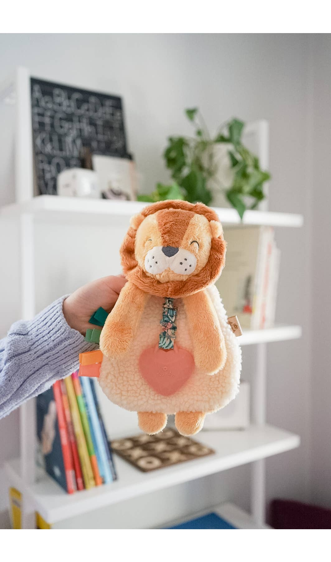 Itzy Lovey™ Lion Plush with Silicone Teether Toy