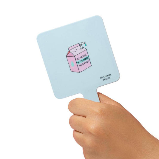 Boy Tears Handheld Mirror