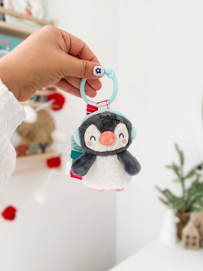 Holiday Penguin Itzy Pal™ Plush + Teether