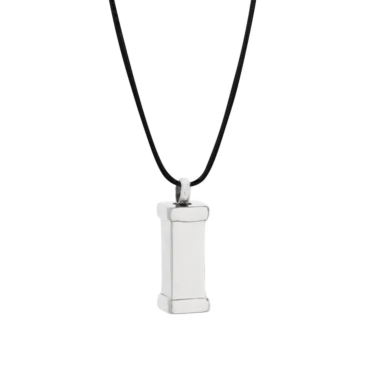 Boxed Urn Cross Memorial Necklace