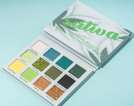 Hemp Eyeshadow Palette- Sativa