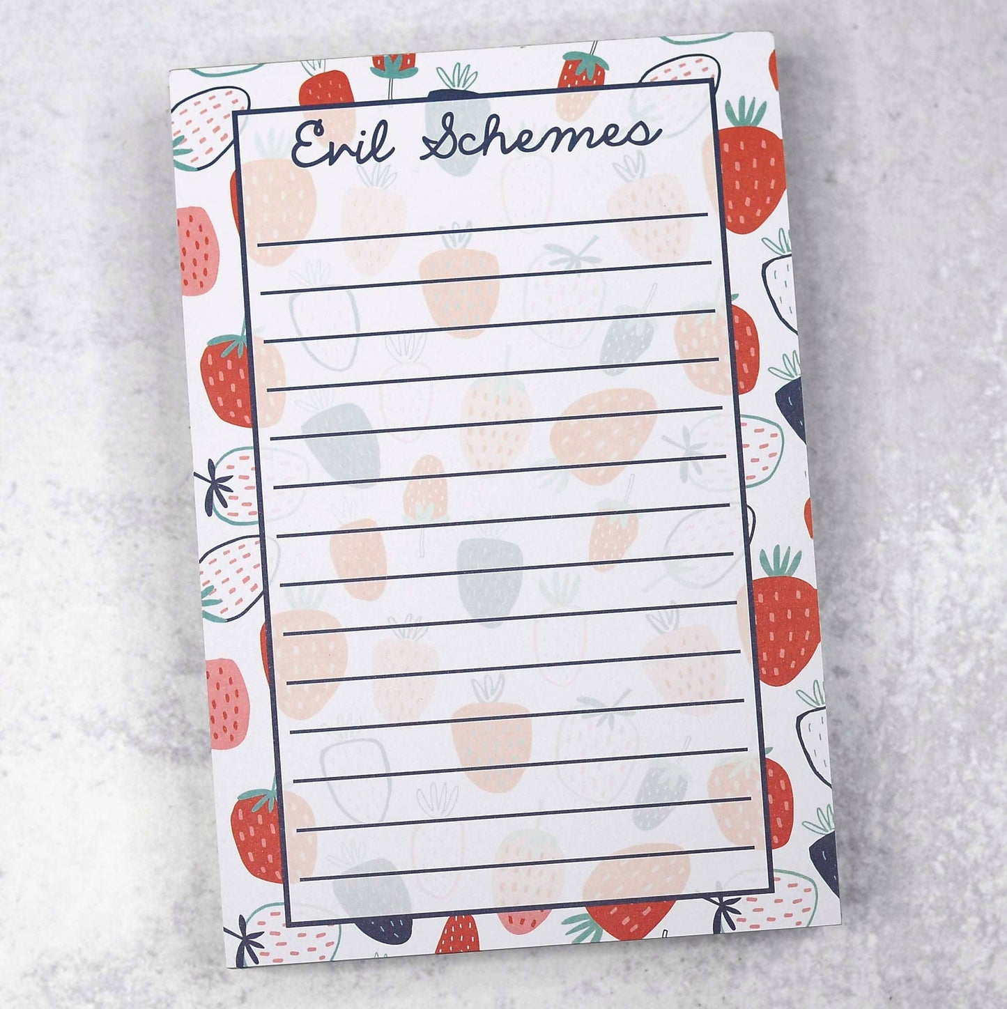 Evil Schemes Notepad