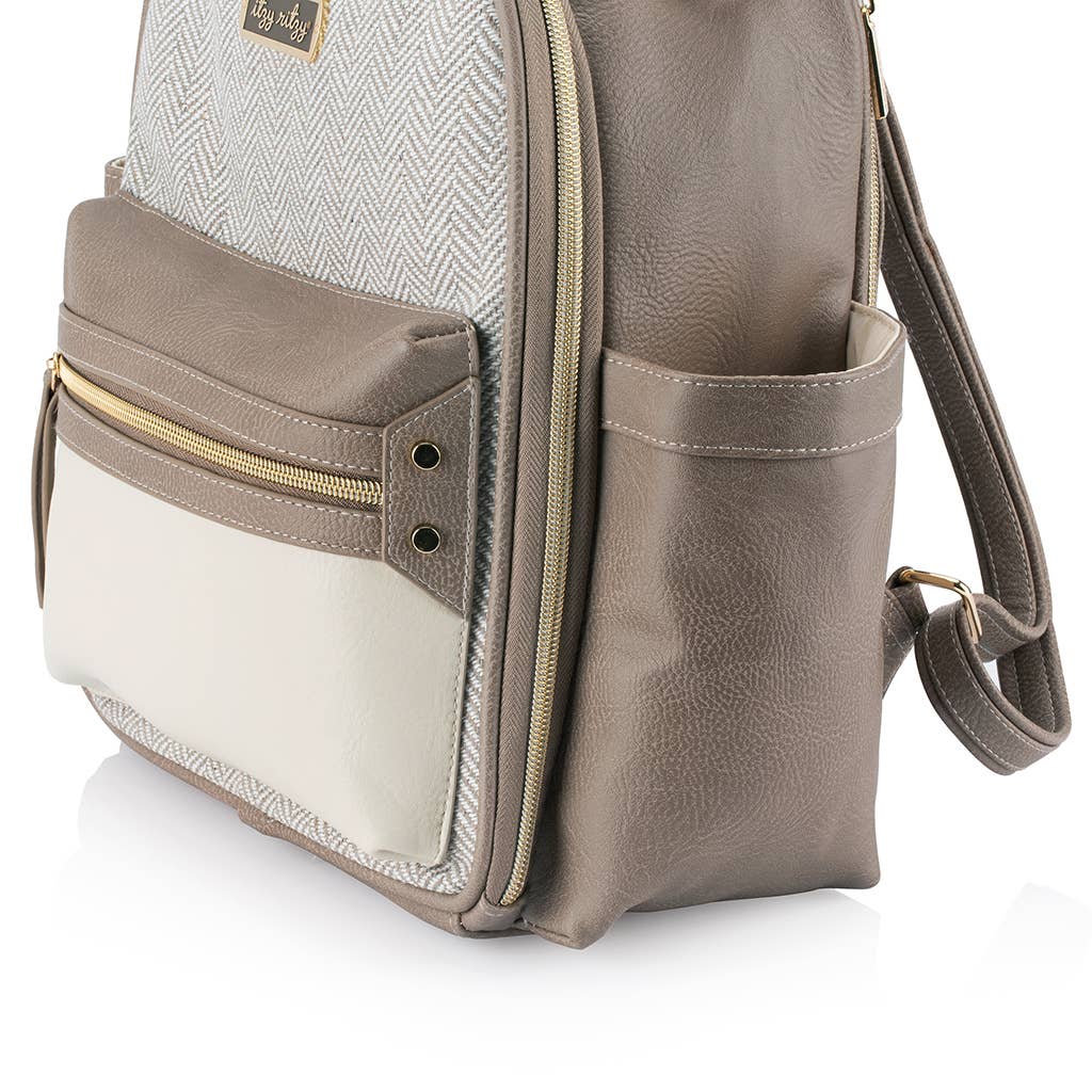Vanilla Latte Itzy Mini™ Diaper Bag Backpack