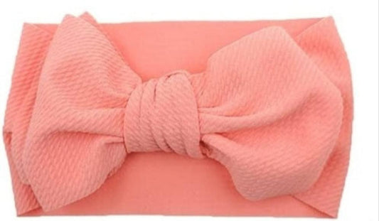 Knotted Headwrap - Peach