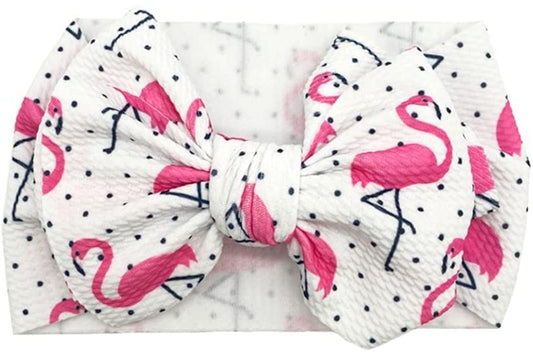 Knotted Headwrap - Flamingo