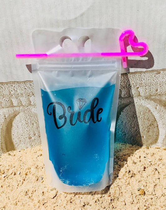 Bride Reusable Drink Pouches